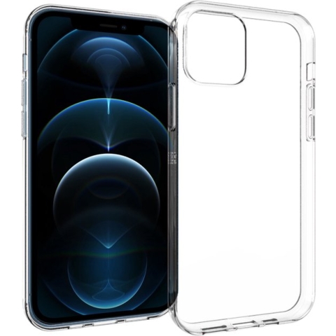 Accezz Hoesje Geschikt voor iPhone 12 Pro / 12 Hoesje Siliconen - Accezz Clear Backcover - Transparant
