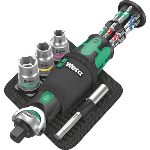 Wera Zyklop Pocket 2 Bitschroevendraaier 1/4, 3/8