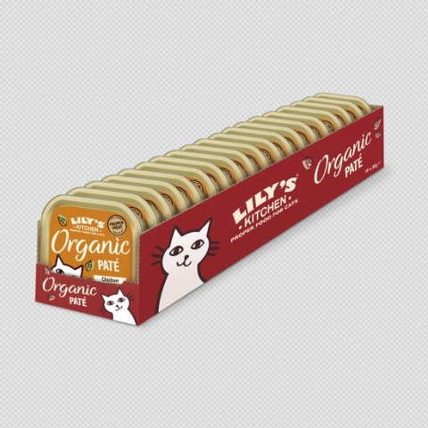 Lily's Kitchen Biologische pat� - Hondenvoer nat - met Kip - 11 x 150 g - NL-BIO-01