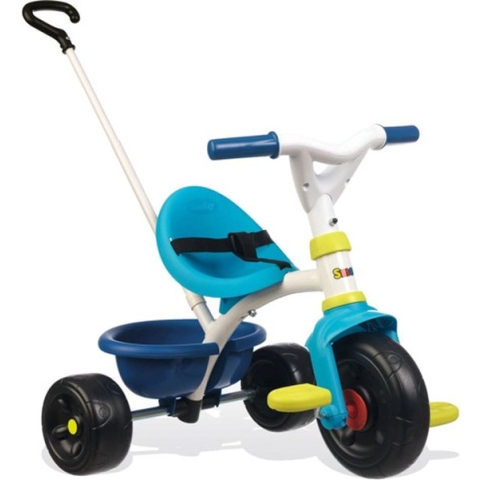 Smoby Be Fun - Driewieler met duwstang - vanaf 15 maanden - blauw