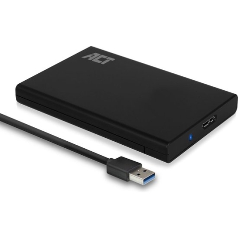 ACT 2,5" SATA harde schijf behuizing, schroefloos, USB 3.2 Gen1 AC1215