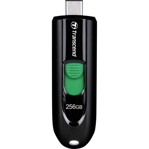 Transcend JetFlash 790C TS256GJF790C USB-stick 256 GB USB-C USB 3.2 (Gen 1) Zwart
