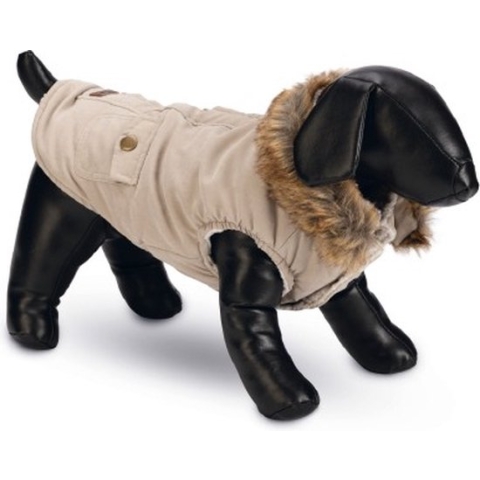 Designed by Lotte Philos - Hondenjas - Beige - M - ruglengte 28 cm