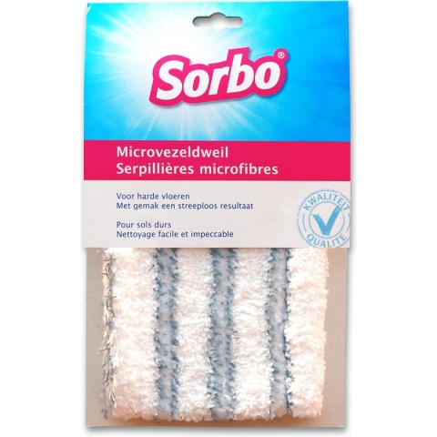 Sorbo Microvezel Vervangingsdoek - 42 cm - Voor vochtig gebruik