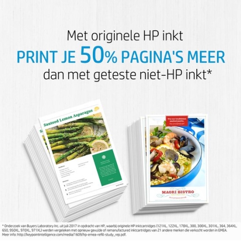 HP 62XL - Inktcartridge / Zwart (C2P05AE)