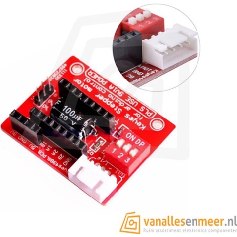Extension board A4988 of DRV8825