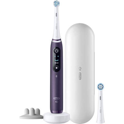 Oral-B iO 8S Volwassene Vibrerende tandenborstel Paars, Wit
