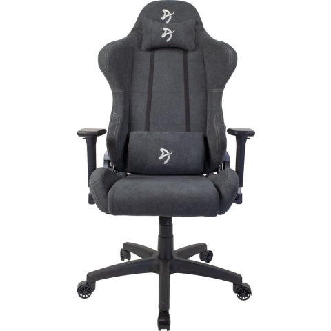 Arozzi Torretta Soft Fabric Gaming Chair - Dark Grey