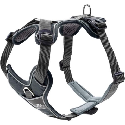 Hunter Harnas Divo Grijs&Grijs - Hondentuig - 56-73 cm