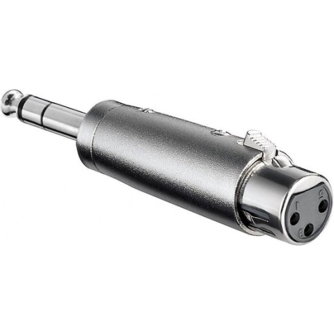 XLR (v) - 6,35mm Jack stereo (m) adapter
