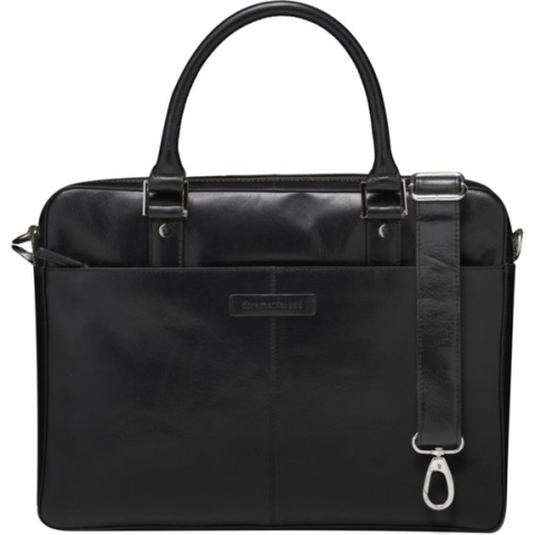 dbramante1928 Rosenborg Leren Damestas Universeel - 14 inch - Zwart