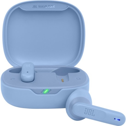 JBL Wave Flex - Volledig Draadloze Oordopjes - Blauw