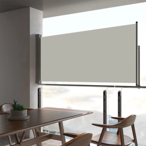 vidaXL-Tuinscherm-uittrekbaar-60x300-cm-crèmekleurig