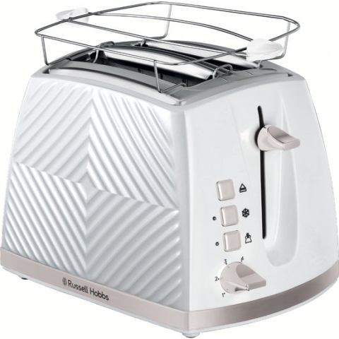 Russell Hobbs Groove Broodrooster - Wit - 26391-56