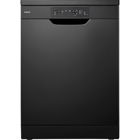 Inventum VVW6008AB - Vaatwasser - Vrijstaand - 12 couverts - 3 programma’s - Bestekmandje - Zwart