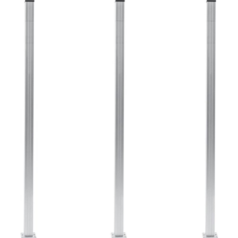 vidaXL-Schuttingpalen-3-st-185-cm-aluminium