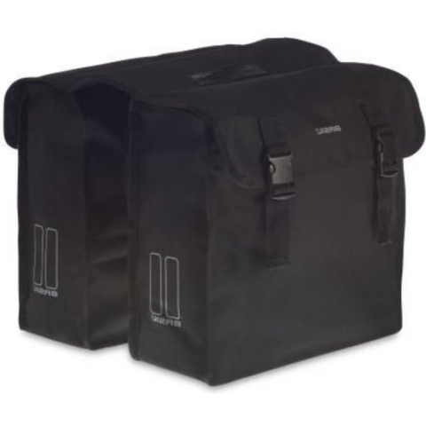 Basil Mara XL Dubbele fietstas - Zwart - 35 Liter