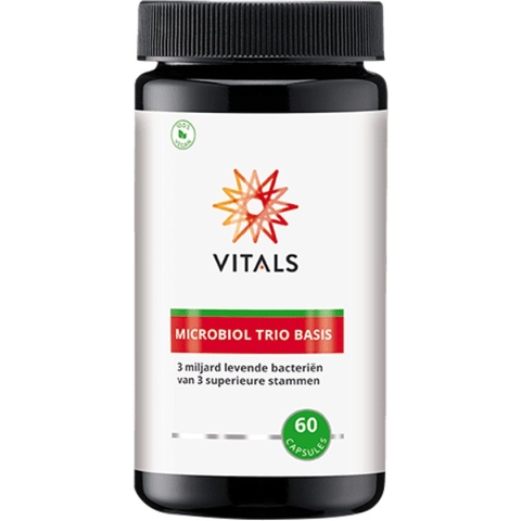 Vitals - Microbiol Trio Basis - 60 Capsules - 3 miljard levende bacteriën van 3 superieure stammen