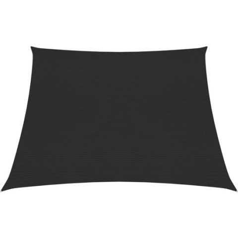 vidaXL-Zonnezeil-160-g/m²-4/5x3-m-HDPE-zwart