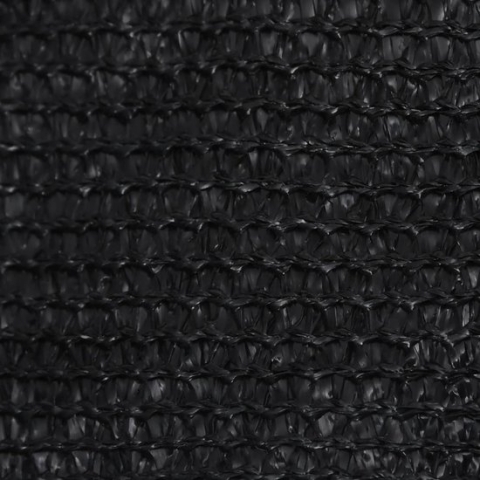 vidaXL-Zonnezeil-160-g/m²-3/4x2-m-HDPE-zwart