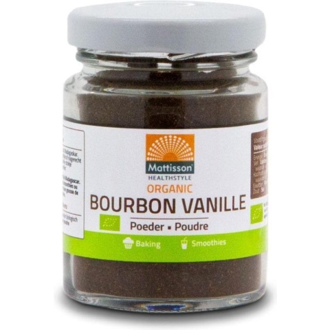 Mattisson - Biologische Bourbon Vanille poeder - 30 g