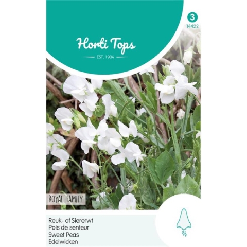 Hortitops Zaden - Lathyrus Odor. Royal Family Wit