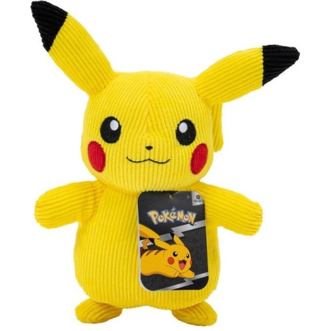 Pokémon Corduroy Pluche - Pikachu 20 cm knuffel speelgoed