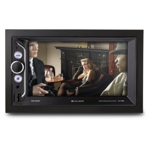 Caliber Autoradio met Bluetooth - USB, SD, AUX, AM, FM - RDS - 2 DIN - Dubbel DIN - Achteruitrijcamera Ingang - Handsfree bellen - iOS - Android - USB Oplaadpoort (RMD805BT)