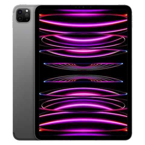 Apple iPad Pro (2022, M2 series) - Spacegrijs - 256 GB - WiFi + 5G