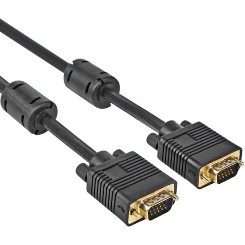 Allteq VGA (D-Sub) naar VGA (D-Sub) kabel - 40 meter - Zwart