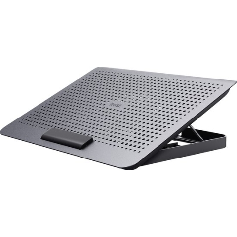 Laptop Stand with Fan Trust Exto Grey Plastic