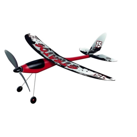 Günther Vliegtuig Stratos 53 X 50 Cm Rood/zwart