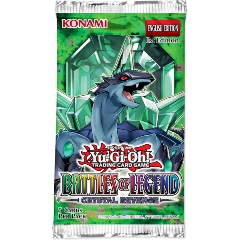 Yu-Gi-Oh! Battle of Legends Crystal Revenge Booster Pack YU-GI-OH