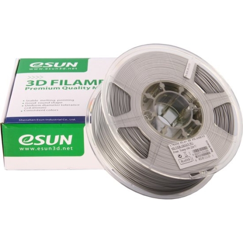 eSun PLA+ 1kg Silver - 1.75mm - 3D printer filament