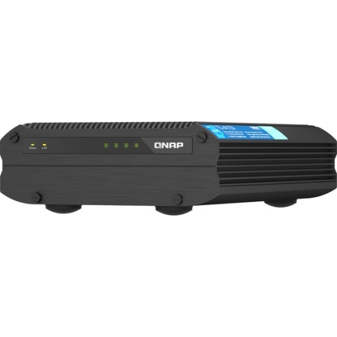 QNAP TS-I410X, NAS, Tower, Intel Atom®, x6425E, Zwart