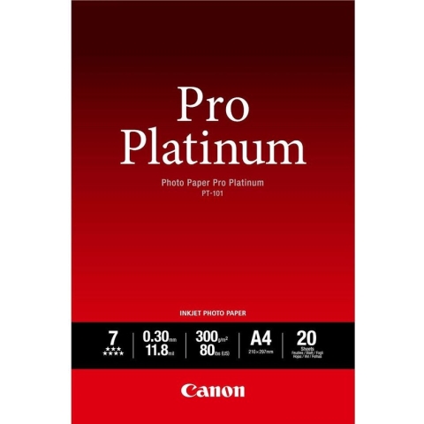Canon PT-101  Pro Platinum Photo A4, 20 sheets