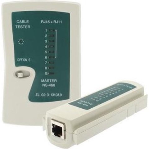 By Qubix UTP Internet - ethernet - netwerk Kabel Tester RJ11 RJ12 RJ45