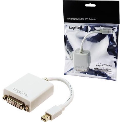 LOGILINK - monitorkabel - CV0037B - Adapter DisplayPort mini <> DVI-D