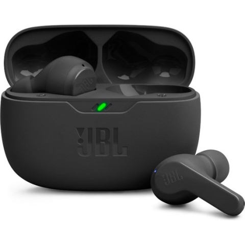 JBL Wave Beam - Volledig Draadloze Oordopjes - Zwart