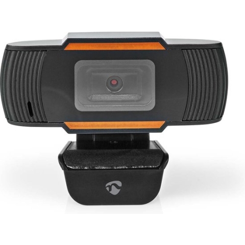 Webcam - Full HD@30fps - Vaste Scherpstelling - Ingebouwde Microfoon - Zwart