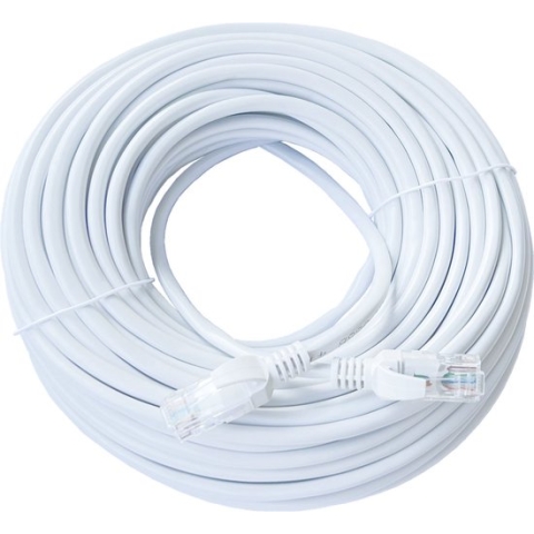 ValeDelucs Internetkabel 20 meter - CAT5e UTP Ethernet kabel RJ45 - Patchkabel LAN Cable Netwerkkabel - Wit