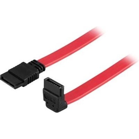DELTACO SATA-10A, SATA / SAS-kabel, 1m, rood