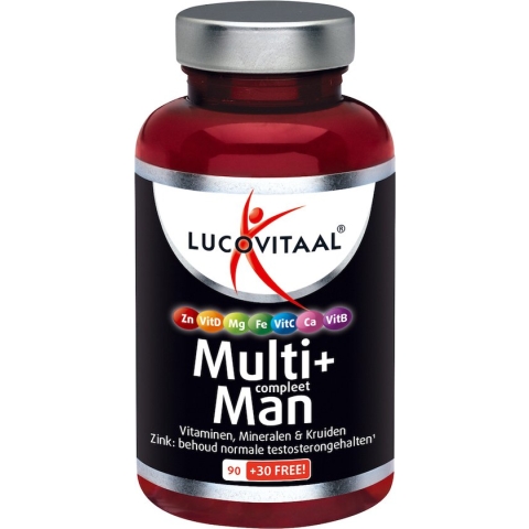 Lucovitaal Multi+ Compleet Man Tabletten 120TB
