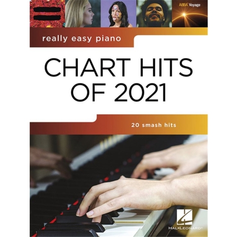 Hal Leonard Really Easy Piano: Chart Hits 2021 - Songboek