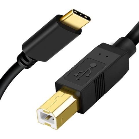 USB C naar USB B Kabel - USB B naar USB C - Printer Kabel USB C - Scanner - Fax Machine - Audio Apparaten