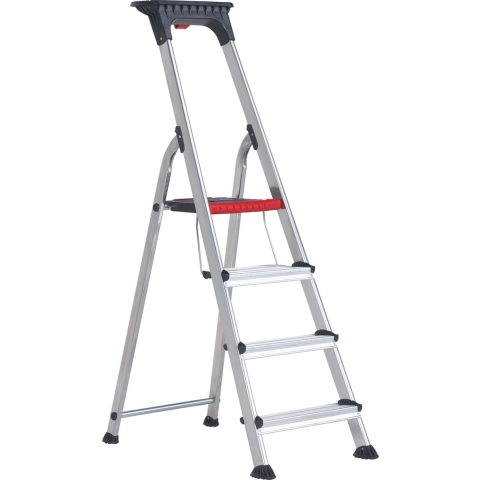 Altrex Double Decker Huishoudtrap - Aluminium - 4 Treden - Max. Werkhoogte 2,8m