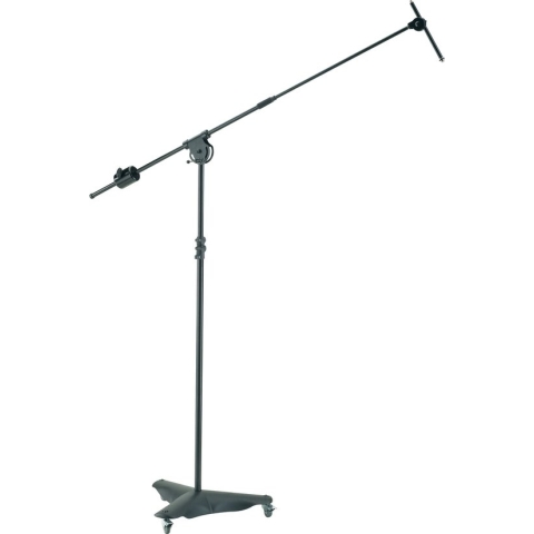 König & Meyer 21430 Overhead microfoonstatief zwart 1340/2200 mm - Mic. standaards