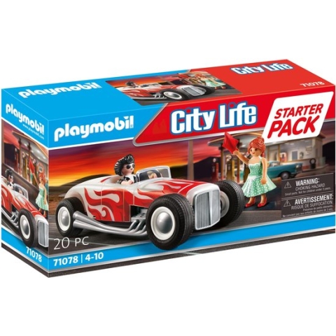 PLAYMOBIL Starterpack Hot Rod - 71078