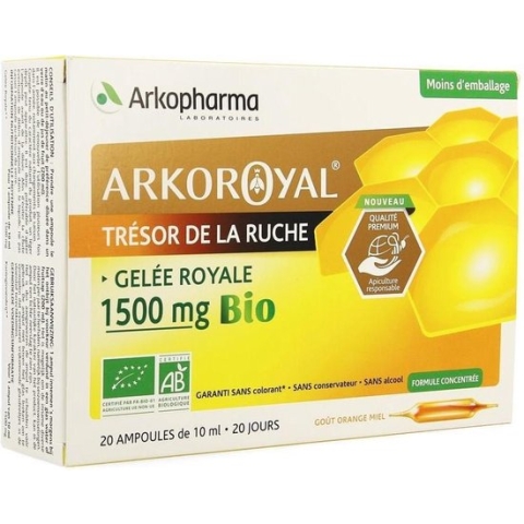 Arkopharma Arkoroyal Jelly 1500 mg - 20 stuks - Voedingssupplement