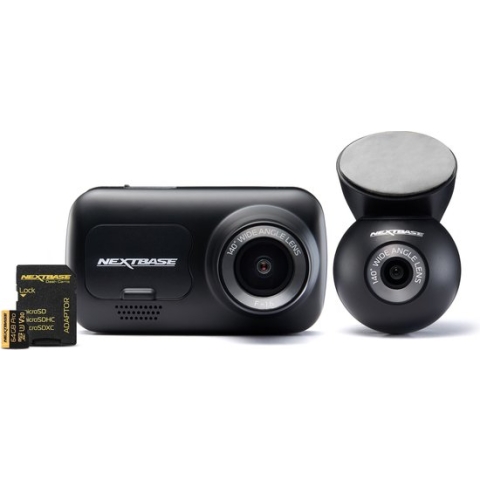 Nextbase 320XR Dashcam Voor Auto - Voor- en Achter - 140° Groothoeklens - Full HD